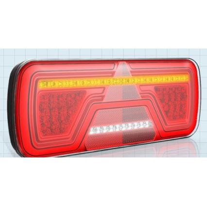 LED Sdružené světlo s dynamickým blinkrem LED/10-30V IP67 levé