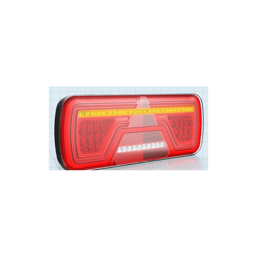 LED Sdružené světlo s dynamickým blinkrem LED/10-30V IP67 levé