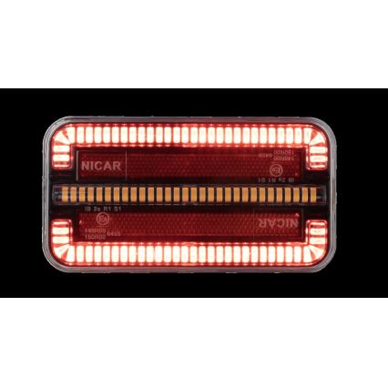 LED Sdružené světlo s dynamickým blinkrem LED/12-24V IP65