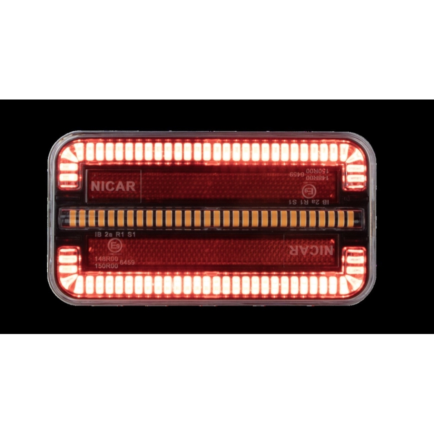 LED Sdružené světlo s dynamickým blinkrem LED/12-24V IP65