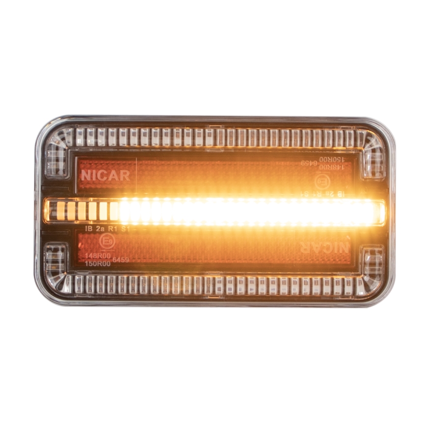 LED Sdružené světlo s dynamickým blinkrem LED/12-24V IP65