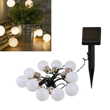 LED Solární dekorační řetěz LED/1,2V 3,8 m IP44
