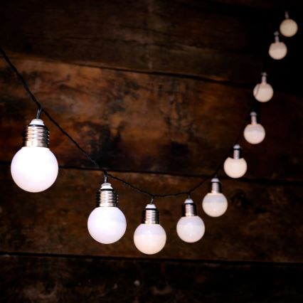 LED Solární dekorační řetěz LED/1,2V 3,8 m IP44