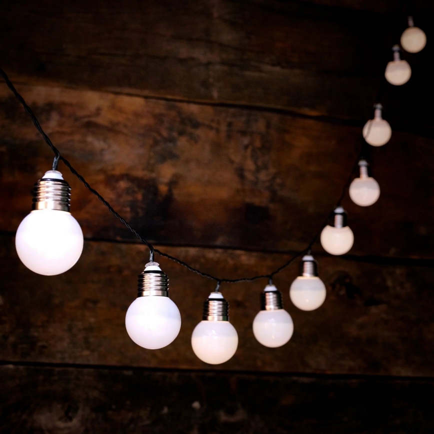 LED Solární dekorační řetěz LED/1,2V 3,8 m IP44
