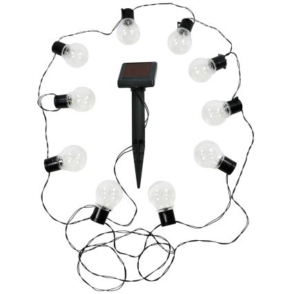 LED Solární dekorační řetěz LED/1,2V 300 mAh 3,8 m IP44