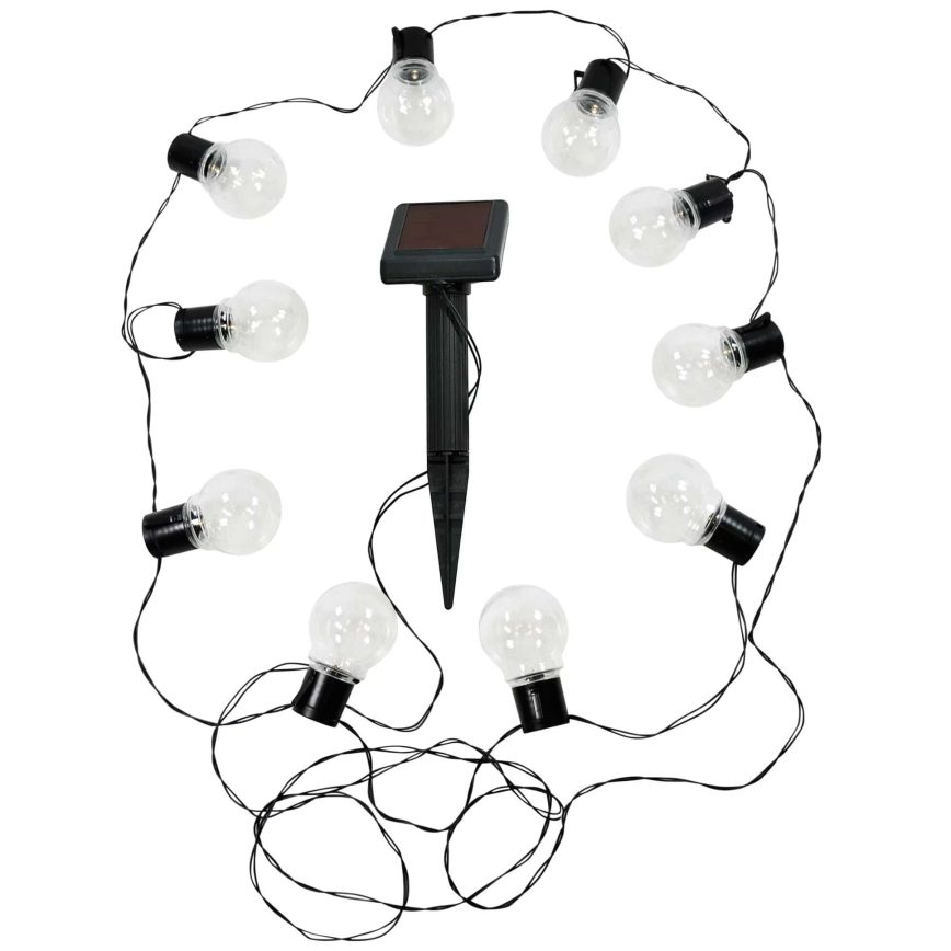 LED Solární dekorační řetěz LED/1,2V 300 mAh 3,8 m IP44