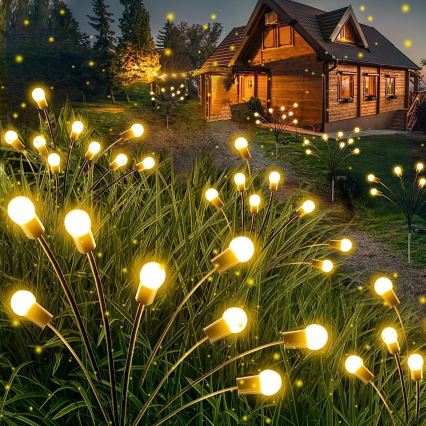 LED Solární dekorační svítidlo 10xLED/1,2V 3000K 73 cm 600 mAh IP44