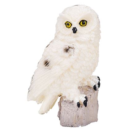 LED Solární dekorační svítidlo se senzorem 6xLED/1,2V 3000K 40 cm 600 mAh IP44 sova