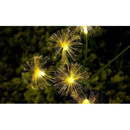 LED Solární dekorační svítidlo se senzorem 6xLED/1,2V 3000K 77 cm 600 mAh IP44