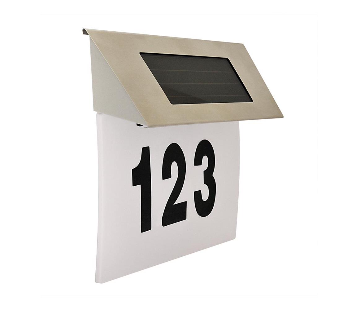 LED Solární domovní číslo 1,2V IP44 