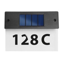 LED Solární domovní číslo LED/1,2V/600 mAh IP44