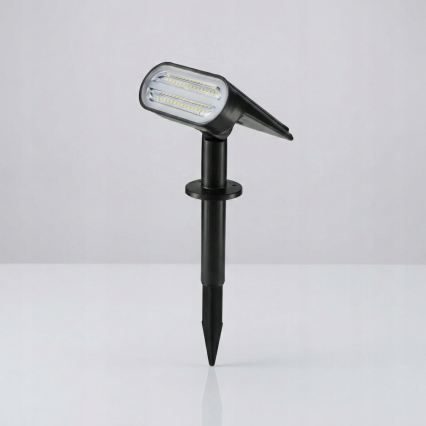 LED Solární lampa 2v1 LED/3,7V 1200 mAh IP54 černá