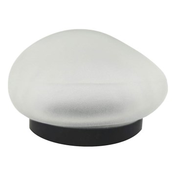 LED Solární lampa 2xLED/1,2V 300 mAh IP44 černá/bílá