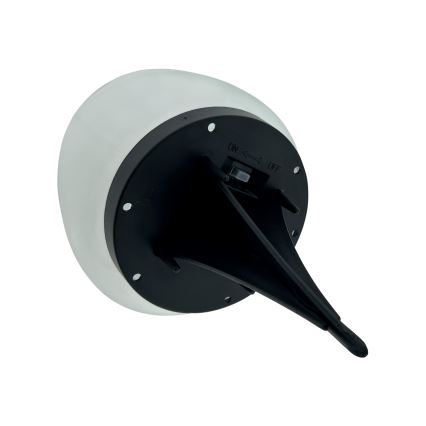 LED Solární lampa 2xLED/1,2V 300 mAh IP44 černá/bílá