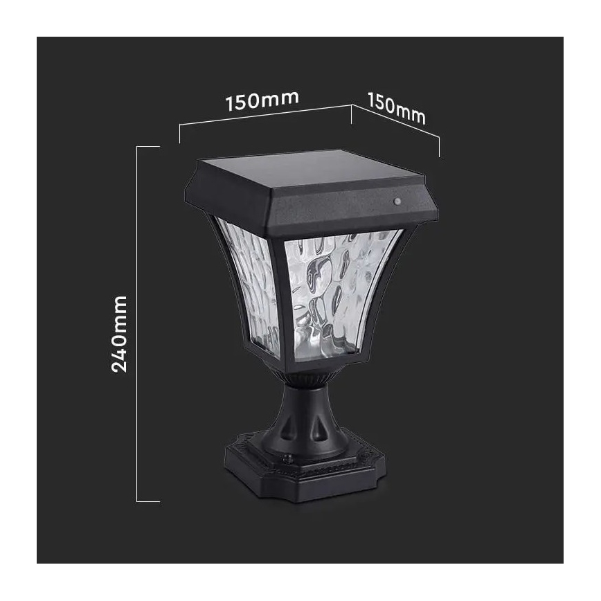 LED Solární lampa 3v1 LED/2W/5,5V 3000K/6000K IP65