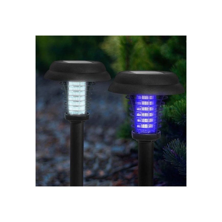 LED Solární lampa a lapač hmyzu LED/0,1W/1,2V IP44 600 mAh