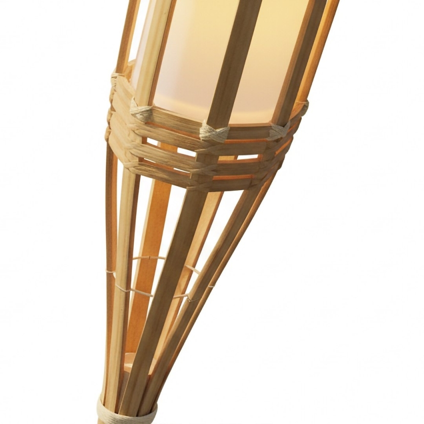LED Solární lampa BAMBOO LED/1,2V 150 mAh 1800K 56 cm IP44 béžová