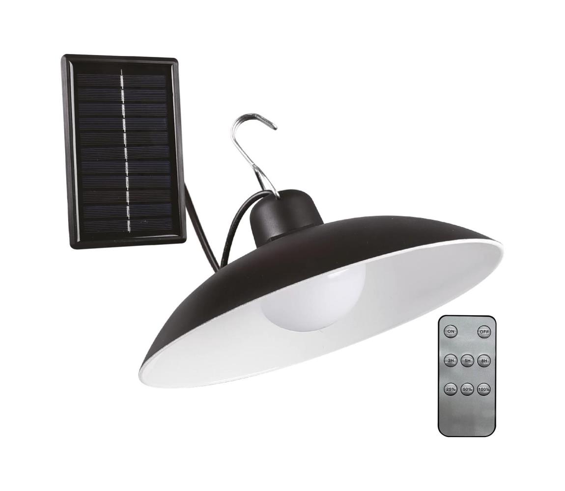 Polux LED Solární lampa CELINA LED/1,8W/3,7V IP44 + dálkové ovládání SA1818