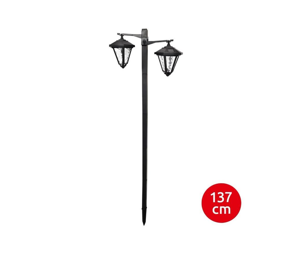 Polux LED Solární lampa EVERA 2xLED/1,2V IP44 SA1561
