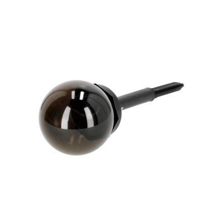 LED Solární lampa GLEAM LED/1,2V 3000K IP44 40 mAh kouřová/černá