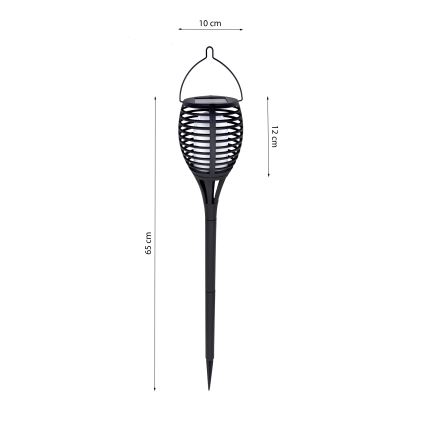 LED Solární lampa LED/0,1W/2/3 AAA 1,2V/300mAh