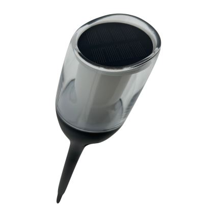 LED Solární lampa LED/1,2V 800 mAh IP44 černá
