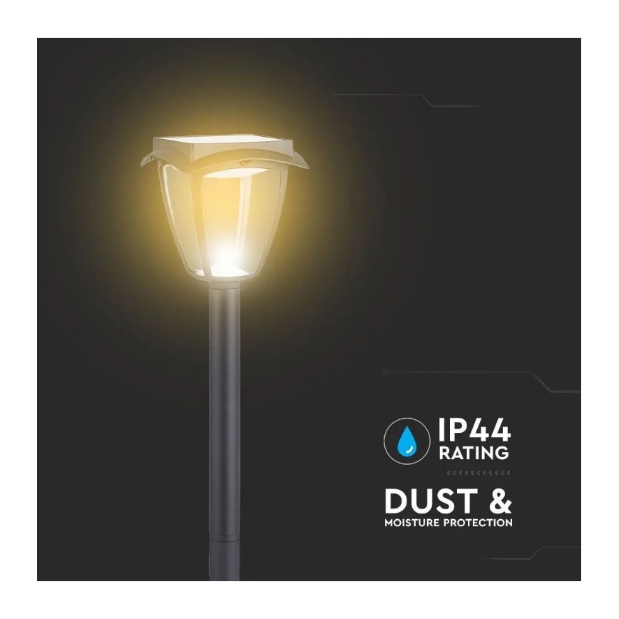 LED Solární lampa LED/2W/230V 93 cm 3000/6000K IP65 2200 mAh