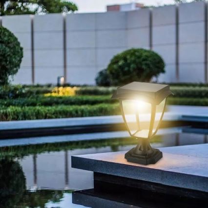 LED Solární lampa LED/2W/3,7V 3000/6000K IP65 2200 mAh