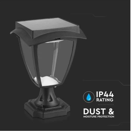 LED Solární lampa LED/2W/3,7V 3000/6000K IP65 2200 mAh