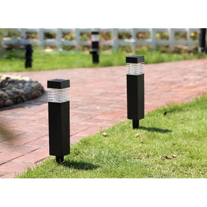 LED Solární lampa MARTIN LED/1,2V 150 mAh IP44 černá