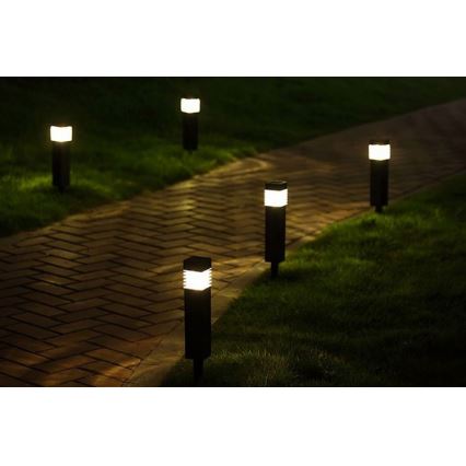LED Solární lampa MARTIN LED/1,2V 150 mAh IP44 černá