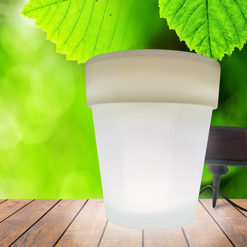 LED Solární lampa POT LED/1,2V IP44