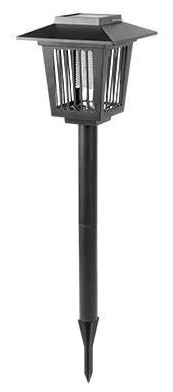 LED Solární lampa s lapačem hmyzu 2v1 LED/0,06W/1,2V 6500K 58 cm 70 mAh IP65