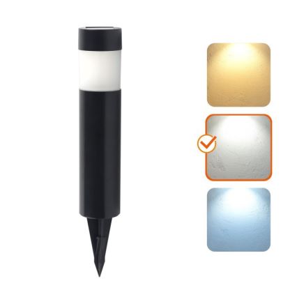 LED Solární lampa se senzorem AURORA LED/1xAAA 4000K IP44 100 mAh