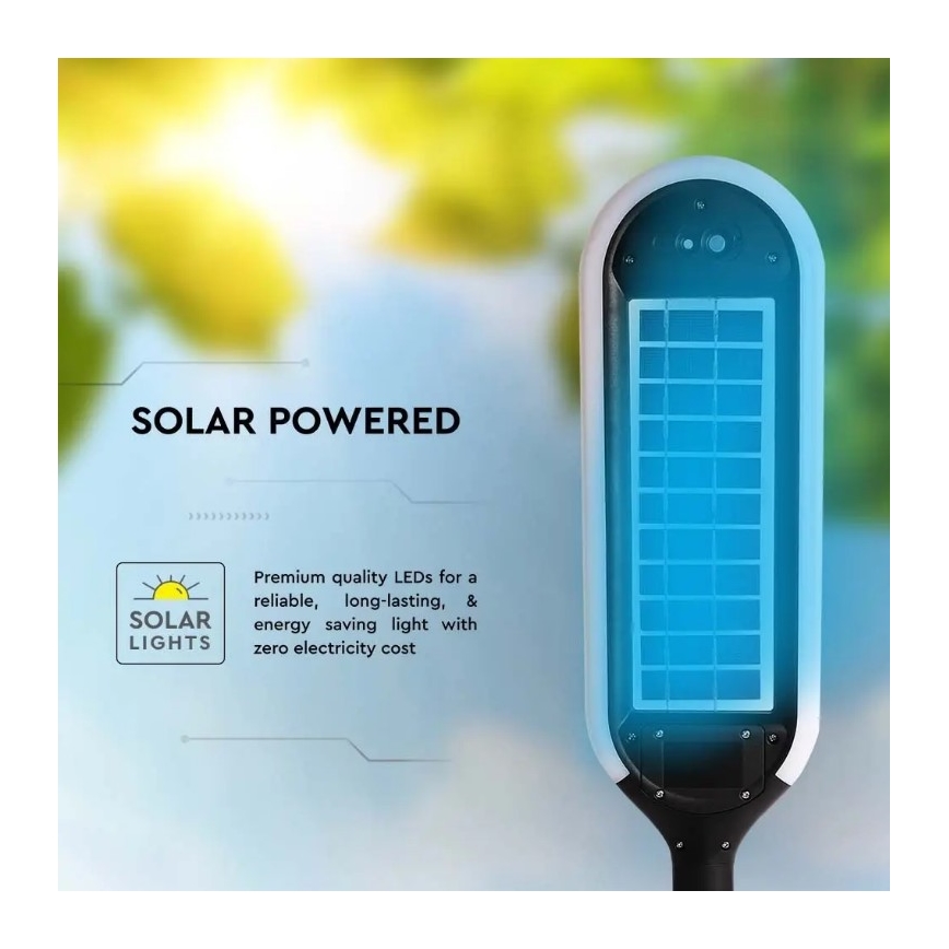 LED Solární lampa se senzorem BOLLARD LED/5W/5,5V 70 cm 3000K IP65