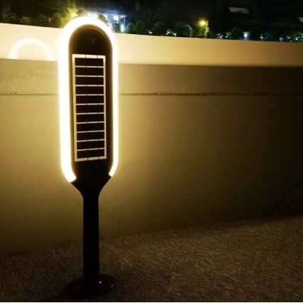 LED Solární lampa se senzorem BOLLARD LED/5W/5,5V 70 cm 4000K IP65