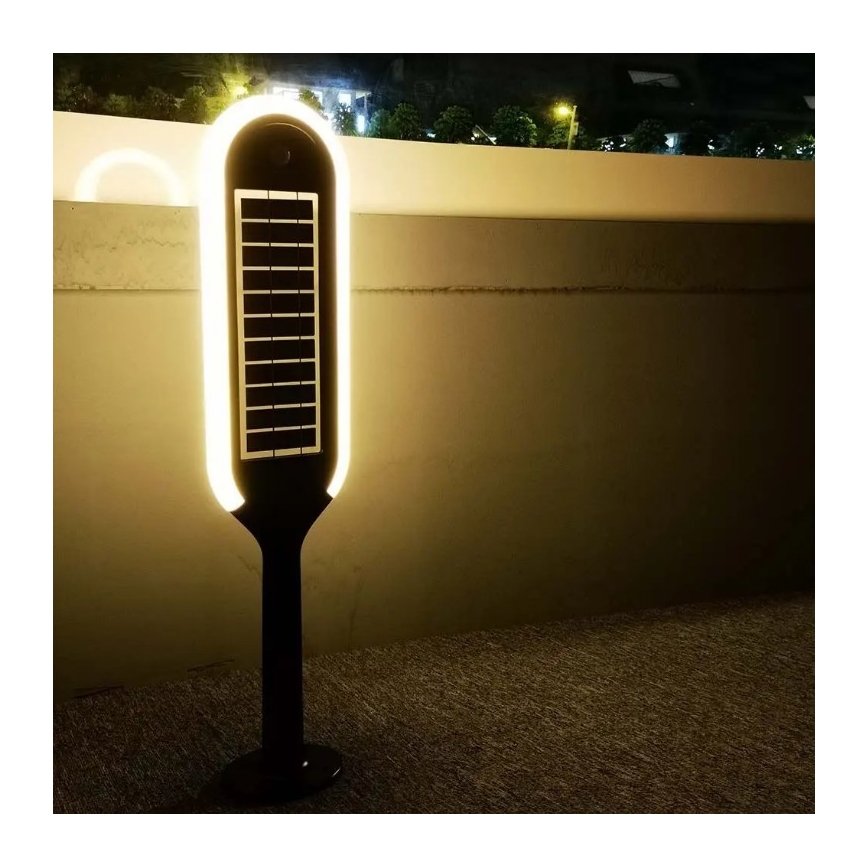 LED Solární lampa se senzorem BOLLARD LED/5W/5,5V 70 cm 4000K IP65