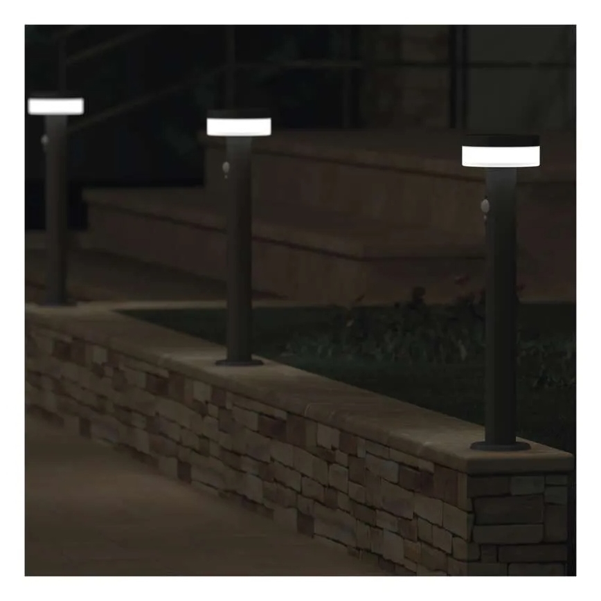LED Solární lampa se senzorem LED/2W/3,7V 1200 mAh IP44 50 cm