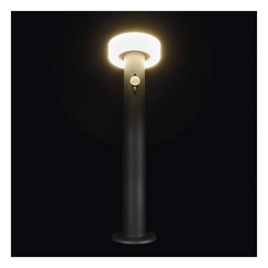 LED Solární lampa se senzorem LED/2W/3,7V 1200 mAh IP44 50 cm