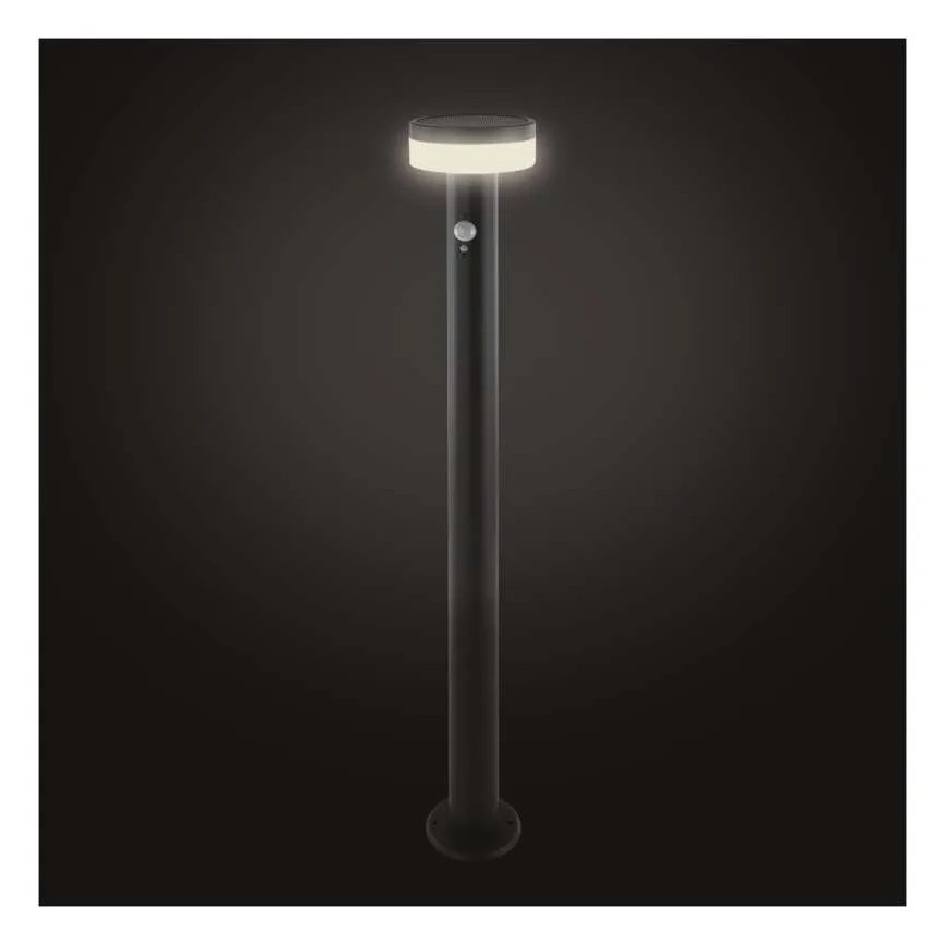 LED Solární lampa se senzorem LED/2W/3,7V 1200 mAh IP44 80 cm
