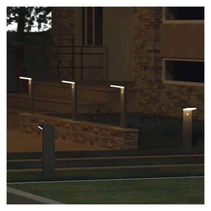 LED Solární lampa se senzorem LED/4,4W/3,7V 2200 mAh IP44