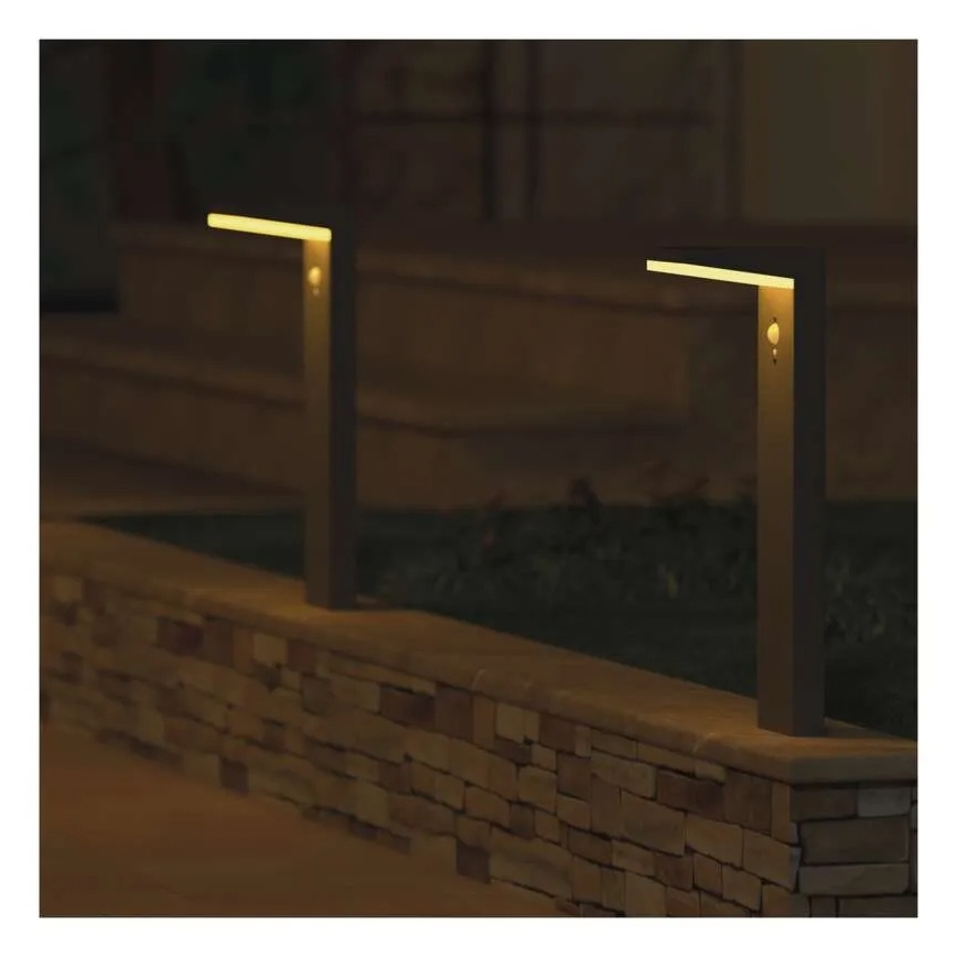LED Solární lampa se senzorem LED/4,4W/3,7V 2200 mAh IP44