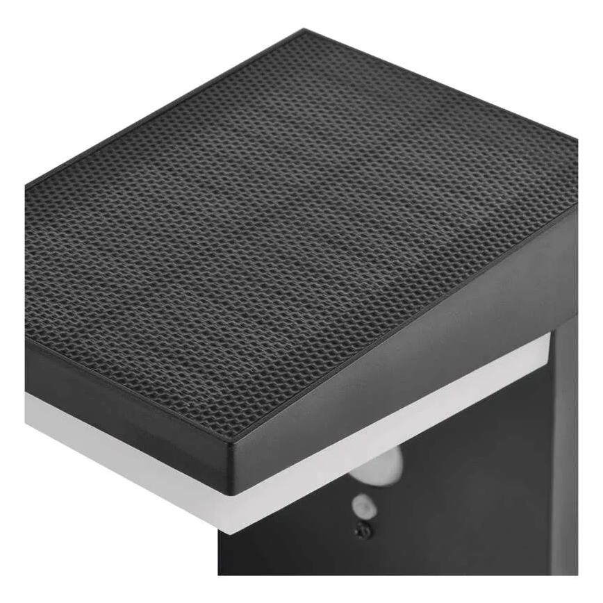 LED Solární lampa se senzorem LED/4,4W/3,7V 2200 mAh IP44