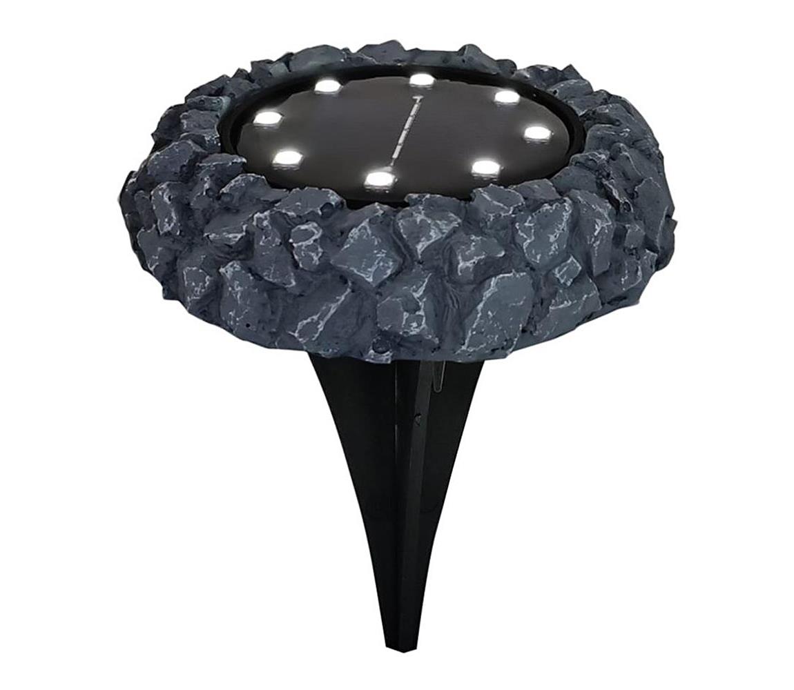 Polux LED Solární lampa STONE LED/1,2V IP44 SA1567