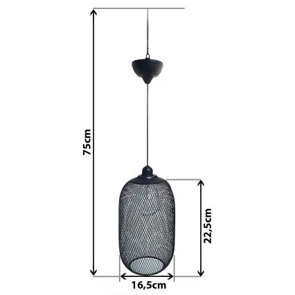 LED Solární lustr na lanku MEGGY 1,2V 200 mAh IP44