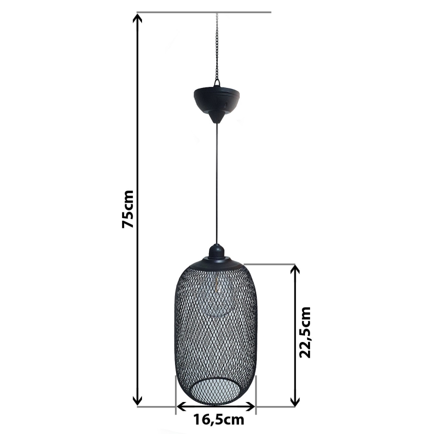LED Solární lustr na lanku MEGGY 1,2V 200 mAh IP44