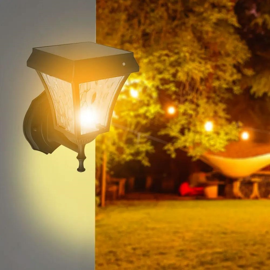 LED Solární nástěnná lampa 3v1 LED/2W/5,5V 3000K/6000K IP65 2200 mAh