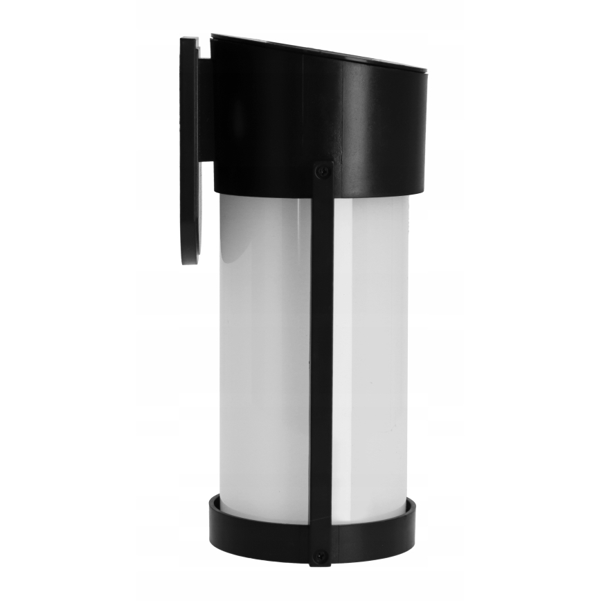 LED Solární nástěnná lampa LED/3,7V 300 mAh IP44 černá