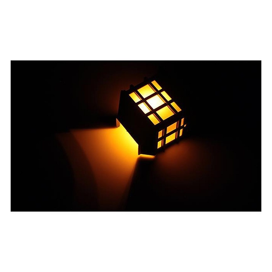 LED Solární nástěnná lampa se soumrakovým senzorem LED/1,2V 600 mAh IP44