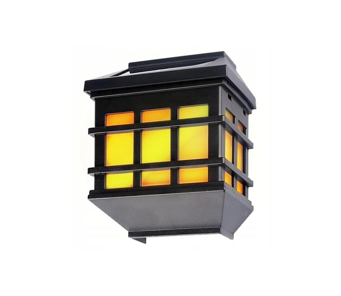 Illumaxx LED Solární nástěnná lampa se soumrakovým senzorem LED/2V 70 mAh IP44 OS1294